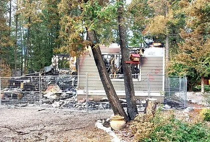 Damaged structure reviewed by forensic engineers